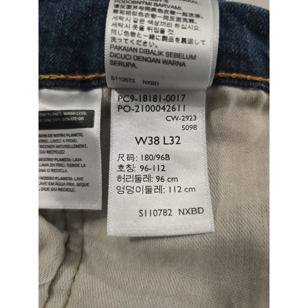 Levis 541 Mens Blue Med Wash Jeans Athletic Fit Straight Mid Rise  36x30 Country